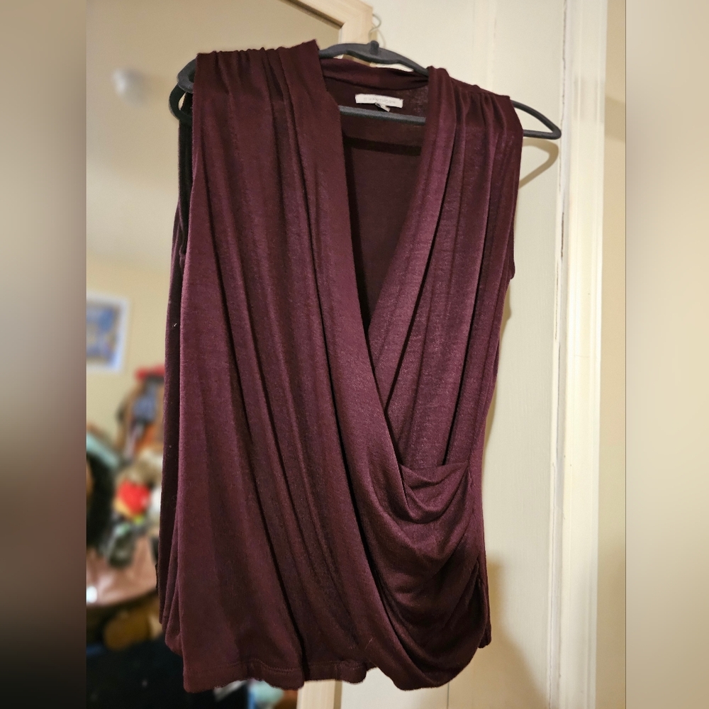 41 Hawthorn Purple Wrap Blouse